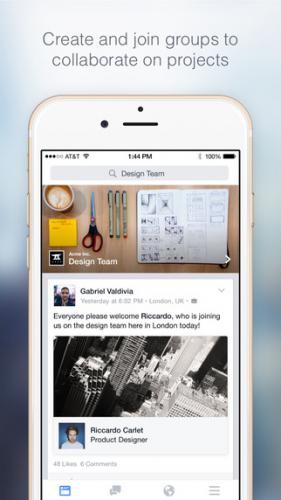 App การทำงาน Facebook at Work
