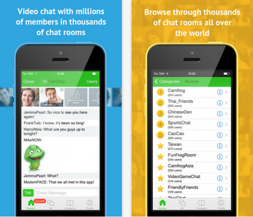 App แชทเห็นหน้า Camfrog
