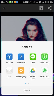 App แต่งรูป Onetap Glitch Photo Editor
