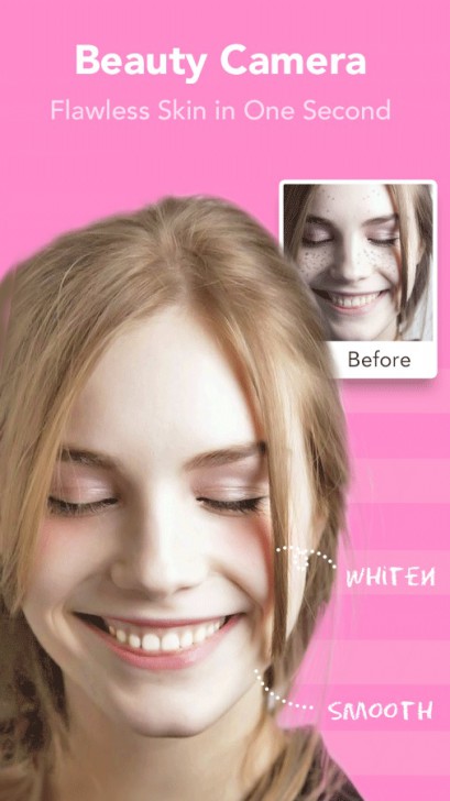 App เซลฟี่ใส่สติกเกอร์การ์ตูน Sweet Camera 